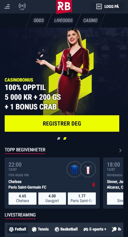 Rabona Casino App